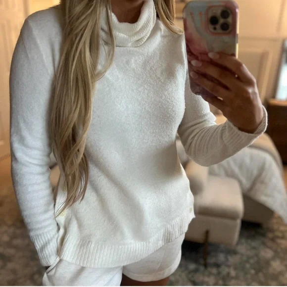 J. Crew Cream Turtleneck Sweater - Picture 5 of 5